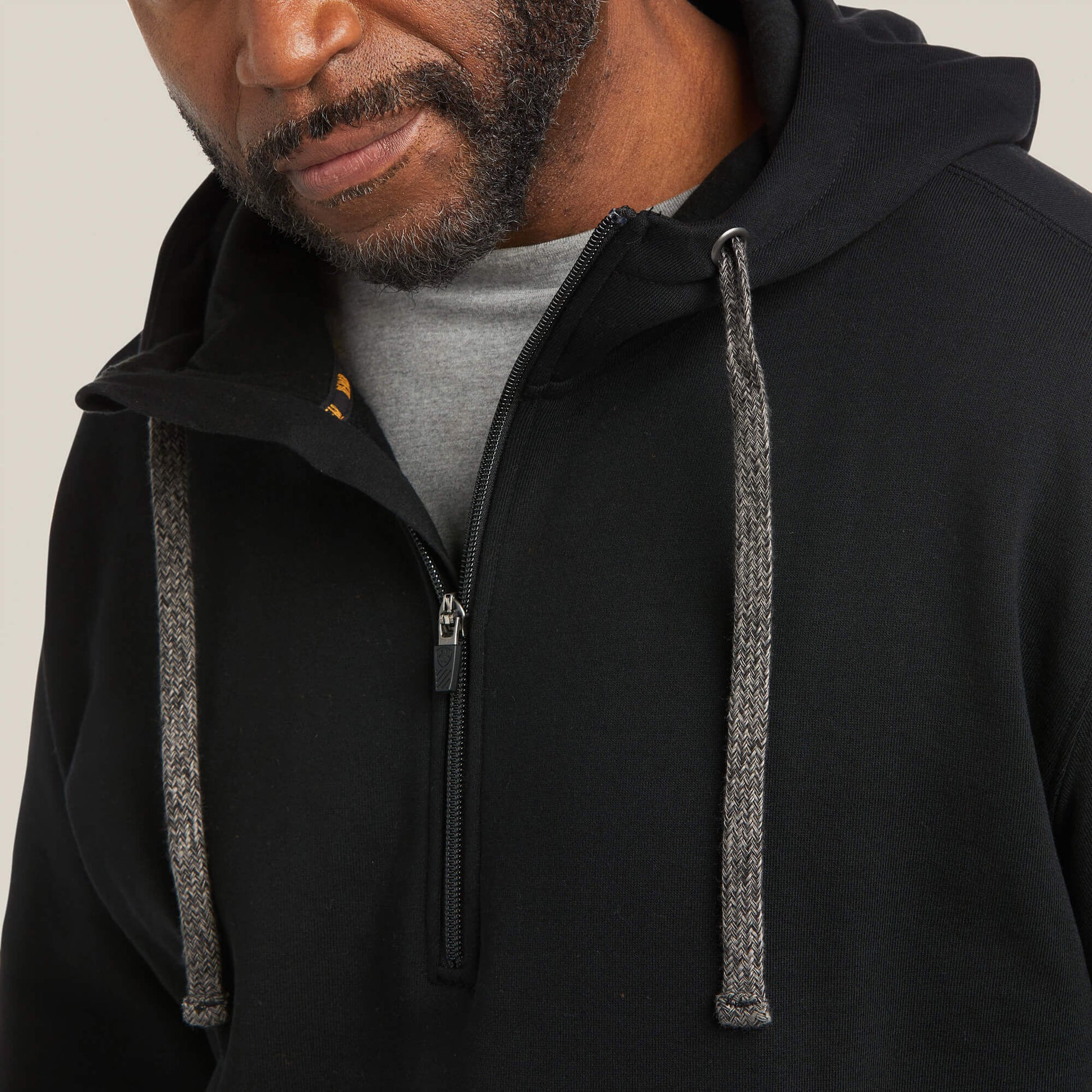 Ariat Men Rebar Workman 1/4 Zip Hoodie
