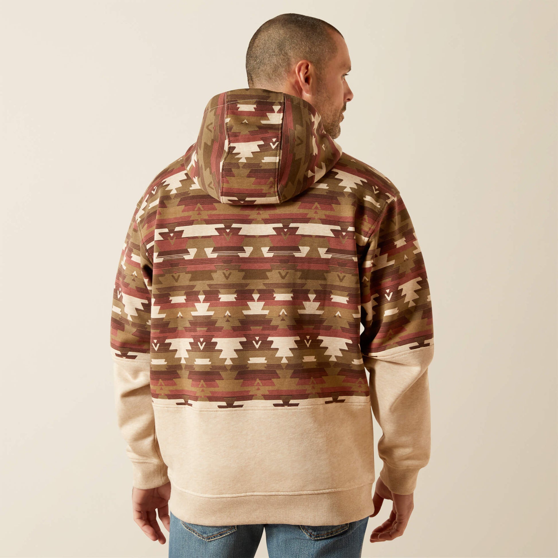 Ariat Men Color Block Hoodie
