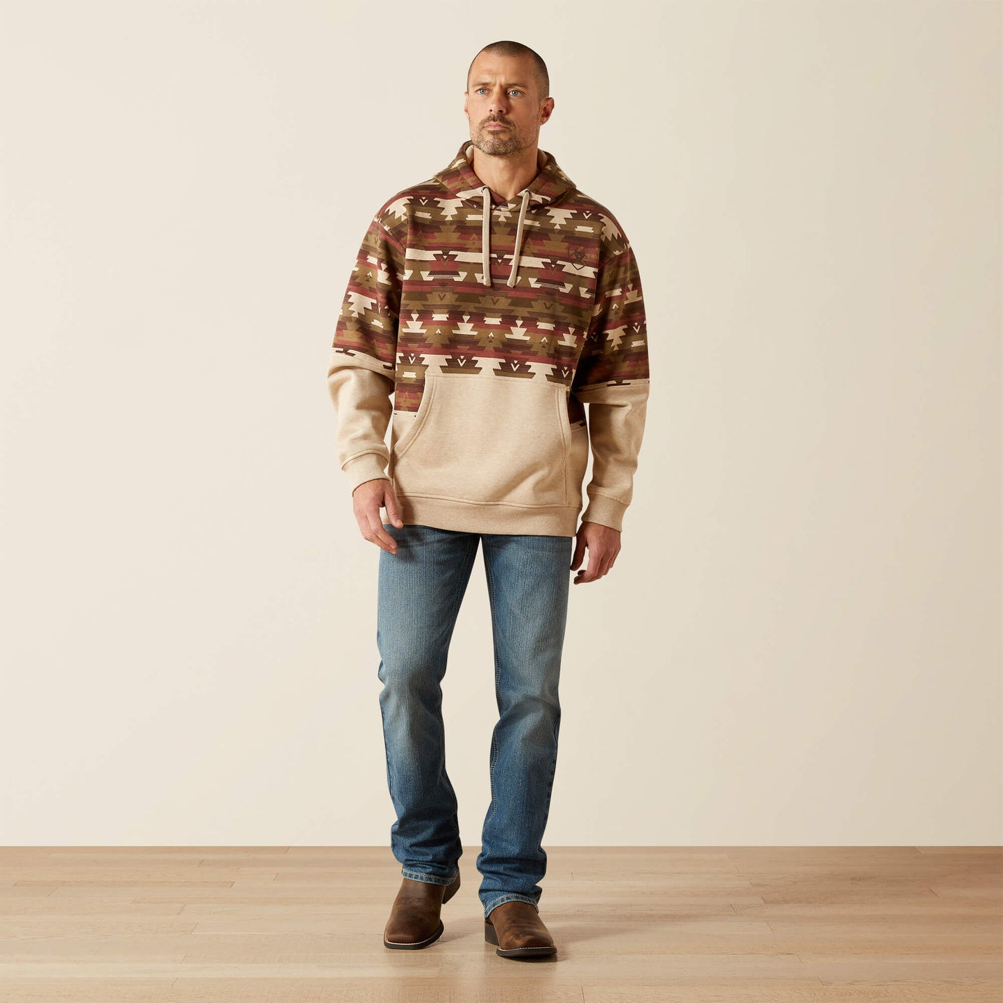 Ariat Men Color Block Hoodie