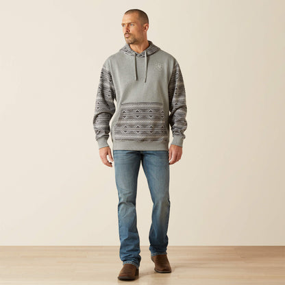 Ariat Men Southwestern Color Block Hoodie
