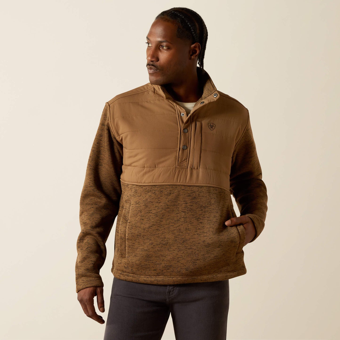 Ariat Men Caldwell Reinforced Snap Sweater