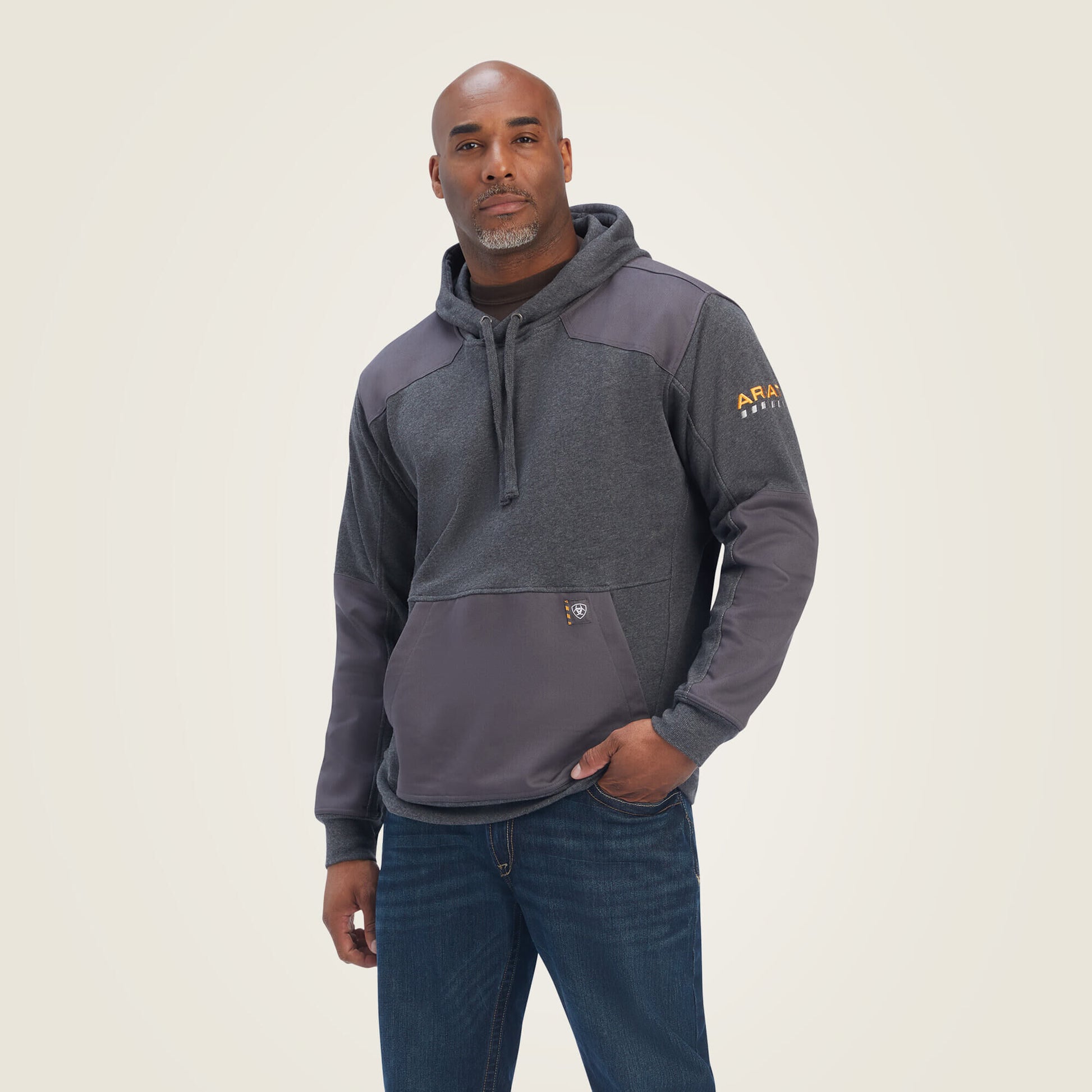 Ariat Men Rebar Workman DuraCanvas Hoodie