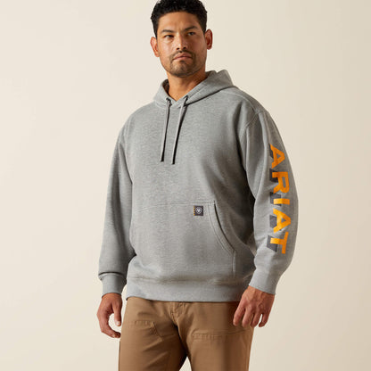 Ariat Men Rebar Lightweight Logo Hoodie