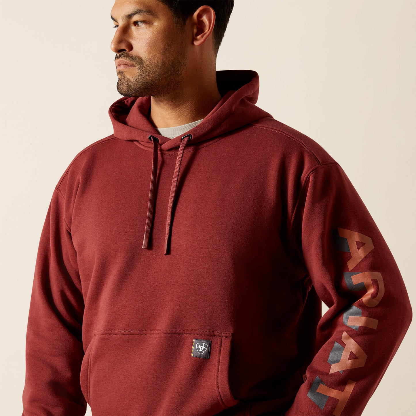 Ariat Men Rebar Lightweight Logo Hoodie