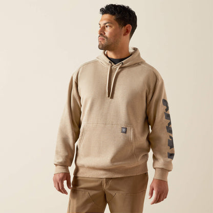 Ariat Men Rebar Lightweight Logo Hoodie
