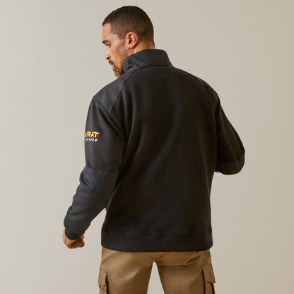 Ariat Men Rebar Workman Duracanvas 1/4 Zip Sweatshirt