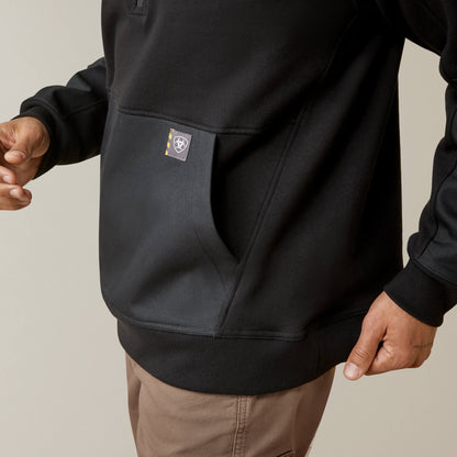 Ariat Men Rebar Workman Duracanvas 1/4 Zip Sweatshirt