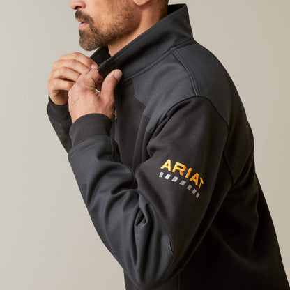 Ariat Men Rebar Workman Duracanvas 1/4 Zip Sweatshirt