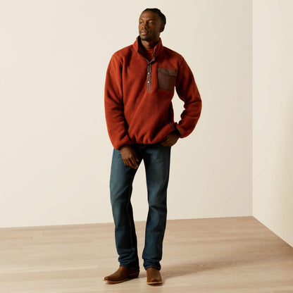 Ariat Men Polar Bear Mock Sweater