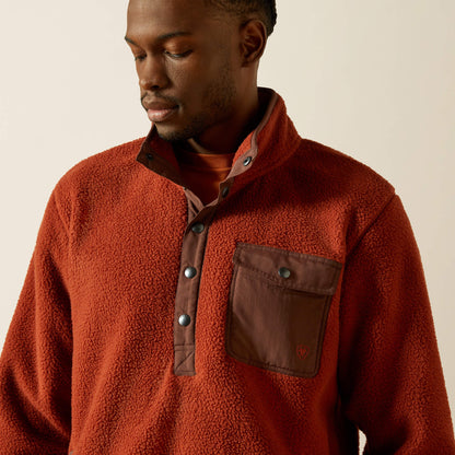 Ariat Men Polar Bear Mock Sweater