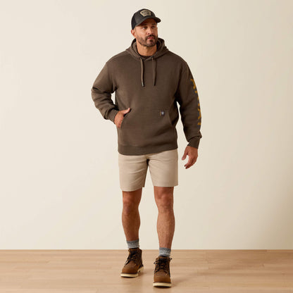 Ariat Men Rebar Lightweight Logo Hoodie