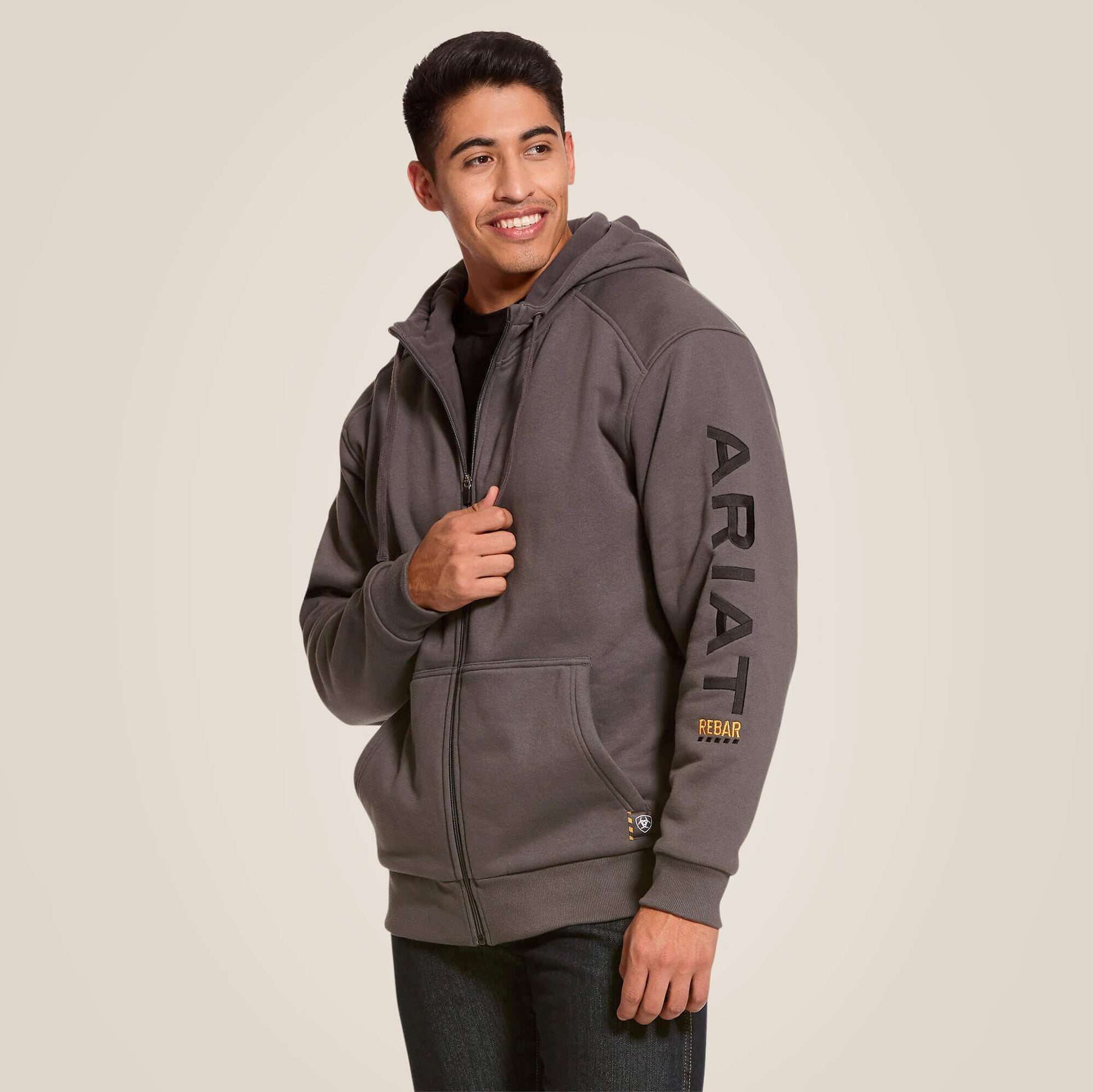 Ariat Men Rebar All-Weather Full Zip Hoodie