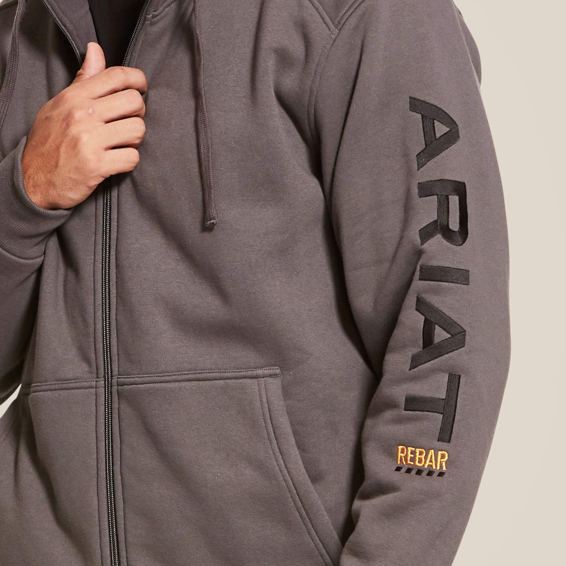 Ariat Men Rebar All-Weather Full Zip Hoodie
