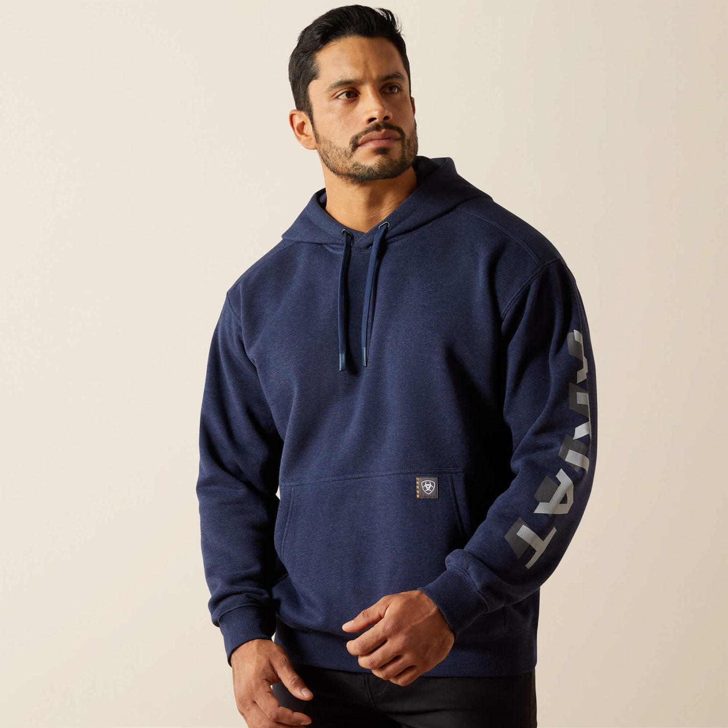 Ariat Men Rebar Lightweight Logo Hoodie