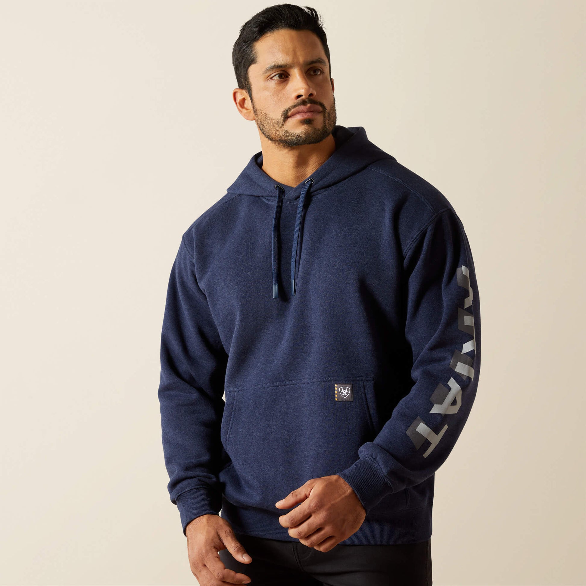 Ariat Men Rebar Lightweight Logo Hoodie
