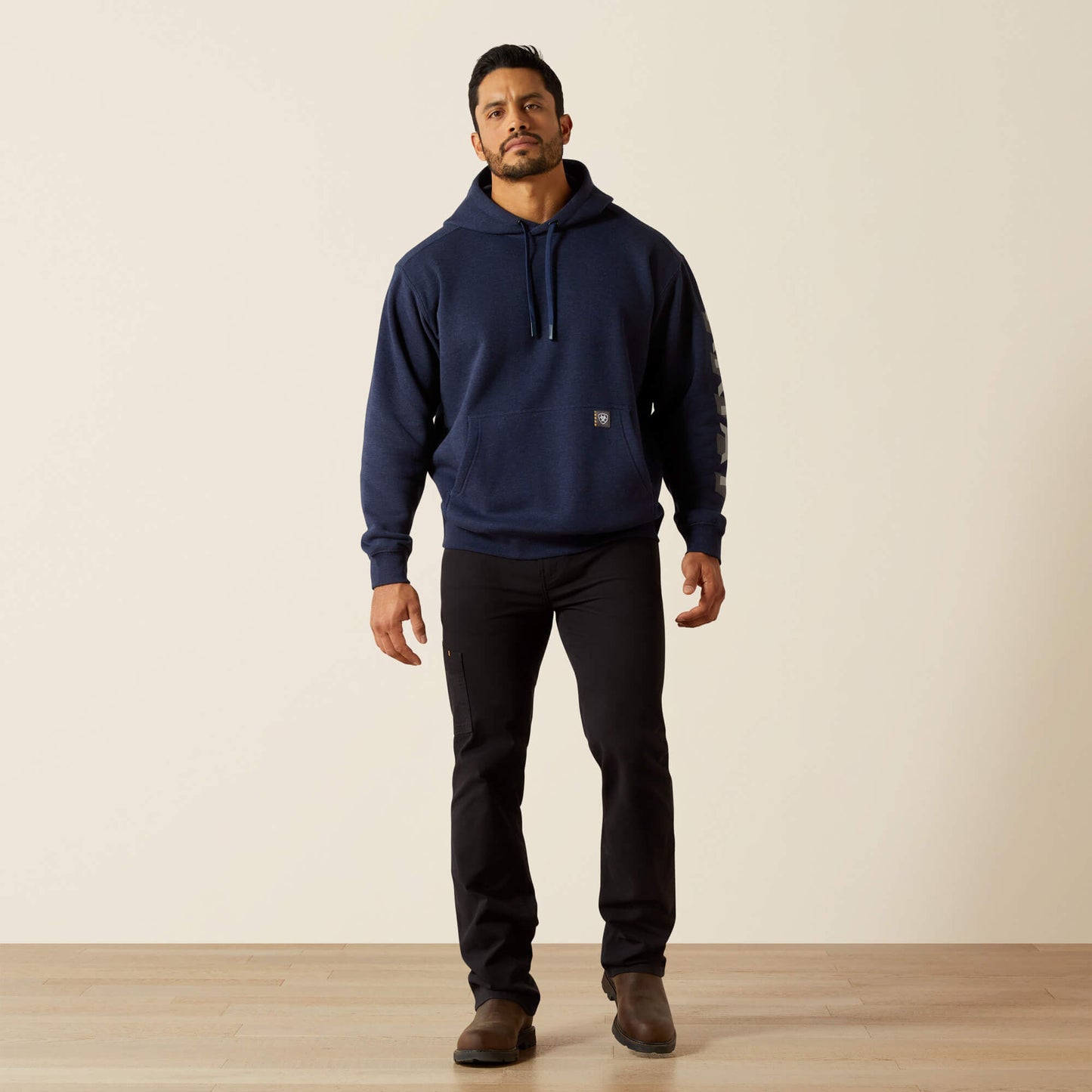 Ariat Men Rebar Lightweight Logo Hoodie