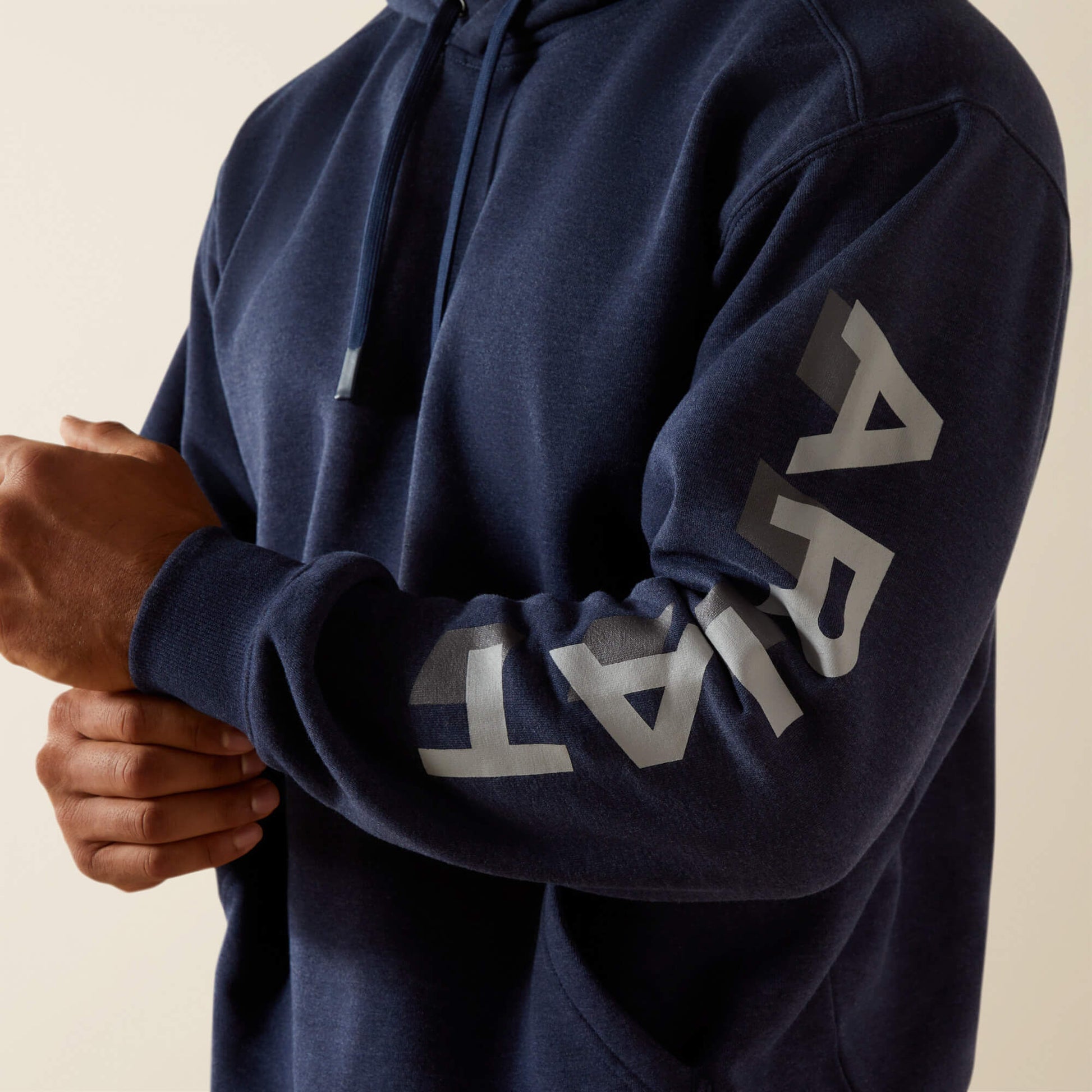 Ariat Men Rebar Lightweight Logo Hoodie