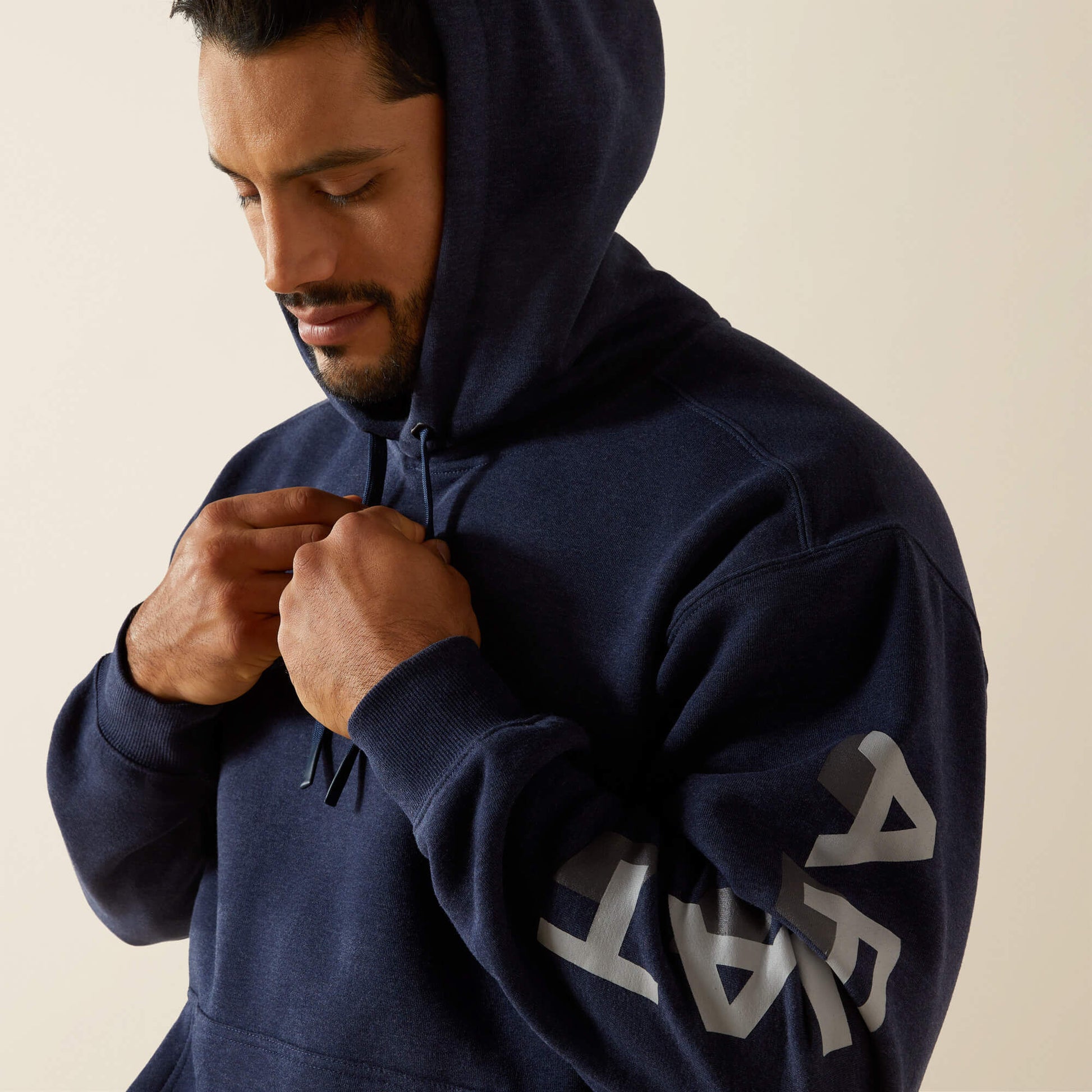 Ariat Men Rebar Lightweight Logo Hoodie