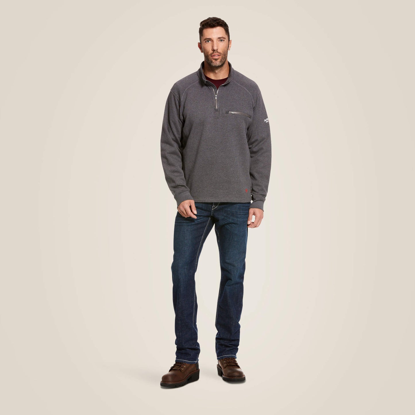 Ariat Men FR Rev 1/4 Zip Top