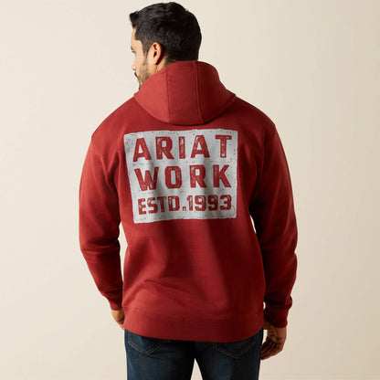 Ariat Men Rebar Workman Brickyard Hoodie