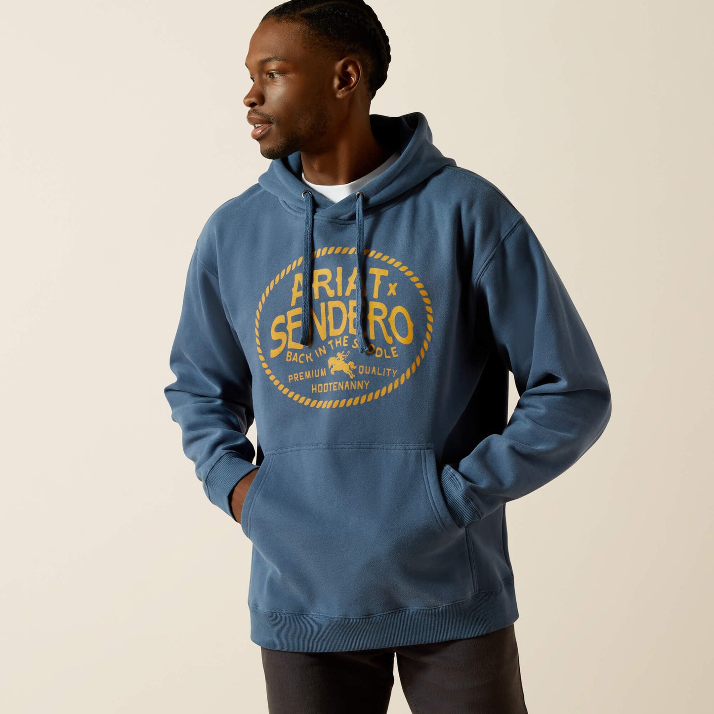 Ariat Men Sendero Back in the Saddle Hoodie