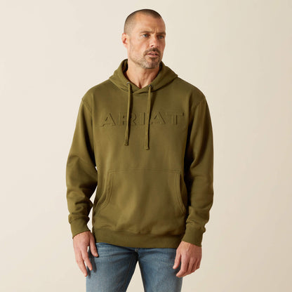 Ariat Men Ariat Embossed Logo Hoodie
