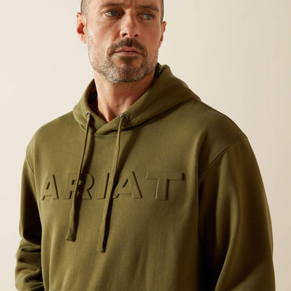 Ariat Men Ariat Embossed Logo Hoodie