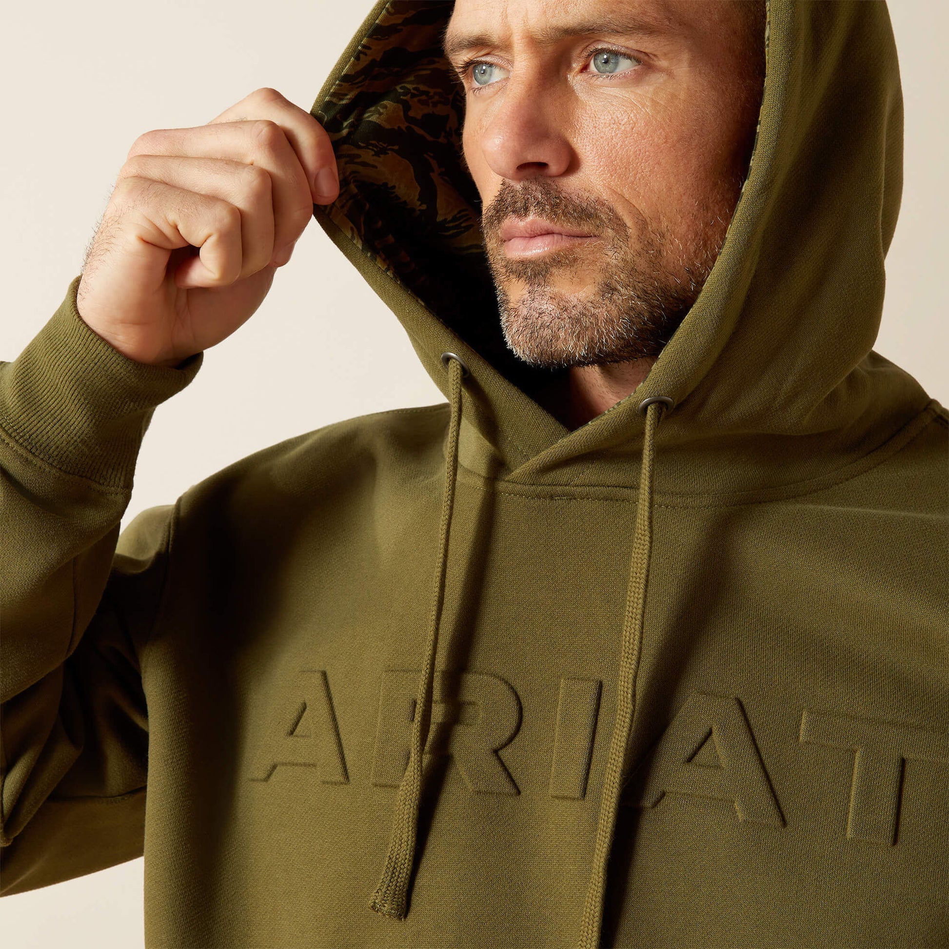 Ariat Men Ariat Embossed Logo Hoodie