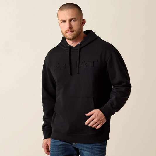 Ariat Men Ariat Embossed Logo Hoodie