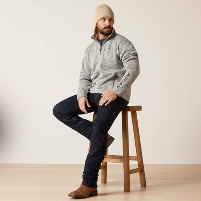 Ariat Men Caldwell Logo 1/4 Zip Sweater