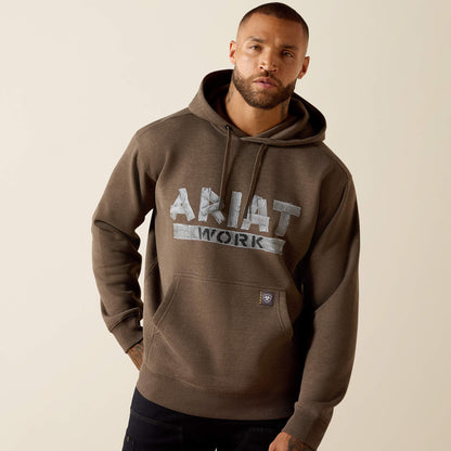 Ariat Men Rebar Lightweight Duct Logo Hoodie