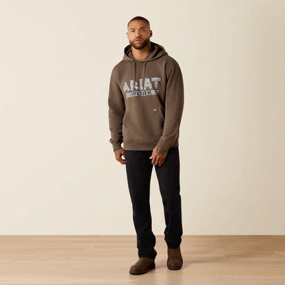 Ariat Men Rebar Lightweight Duct Logo Hoodie