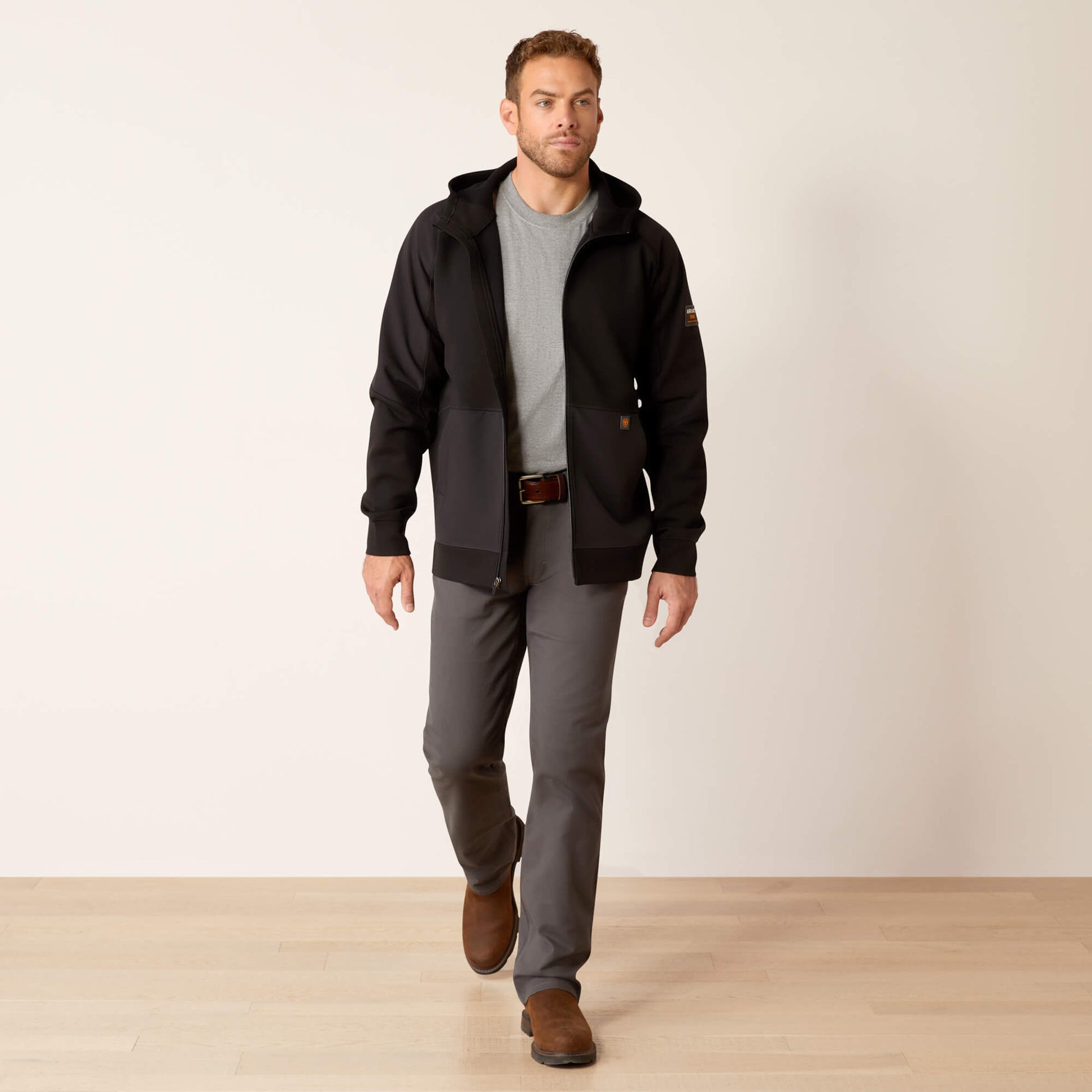 Ariat Men Rebar WorkTek Reinforced Full Zip Hoodie