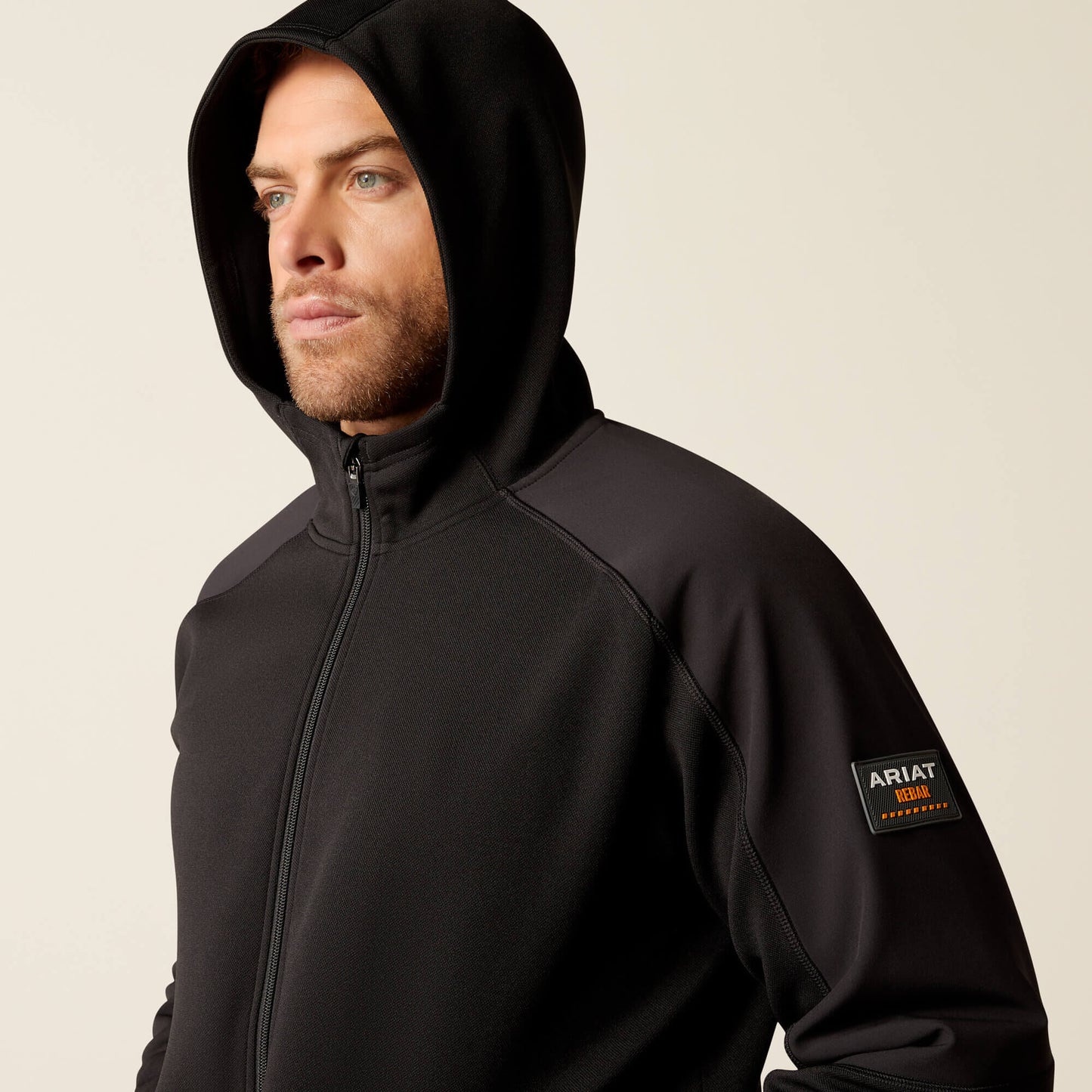 Ariat Men Rebar WorkTek Reinforced Full Zip Hoodie