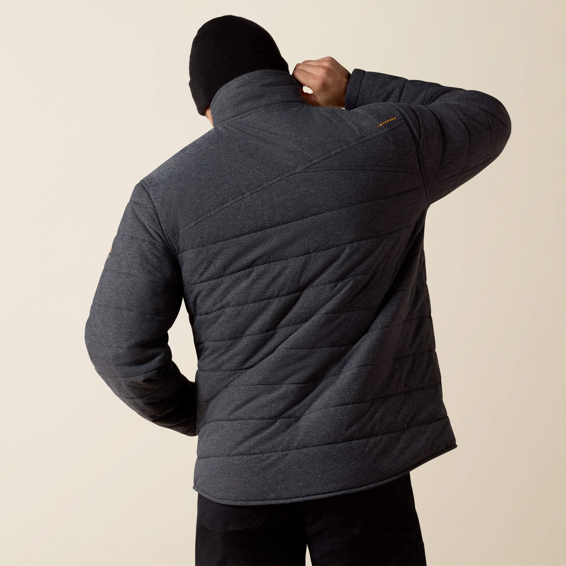 Ariat Men Rebar Valiant Stretch Canvas Water Resistant Insulated Jacket