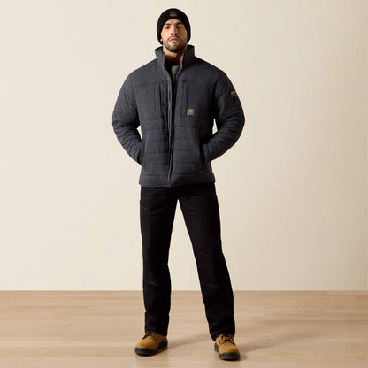 Ariat Men Rebar Valiant Stretch Canvas Water Resistant Insulated Jacket