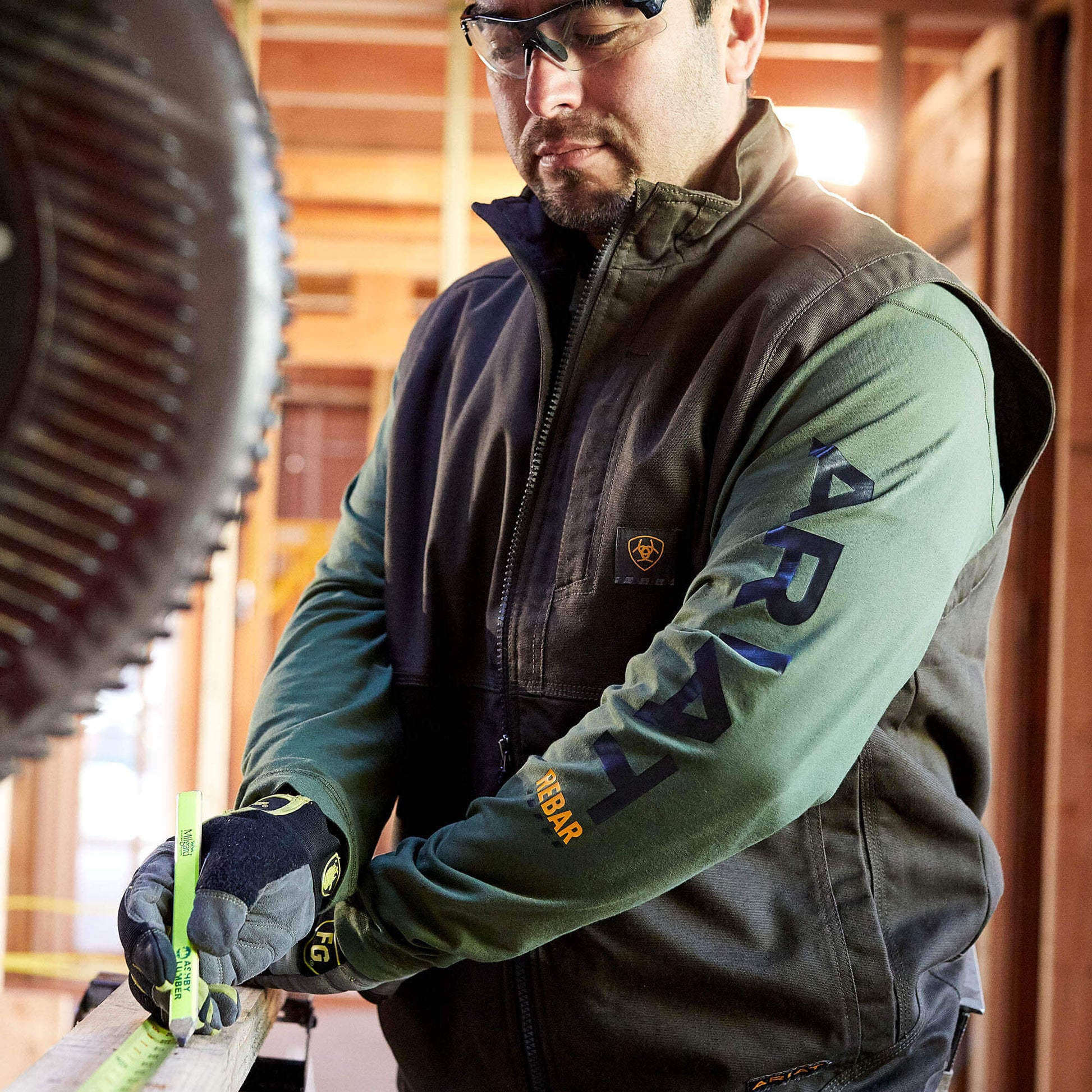 Ariat Men Rebar DuraCanvas Vest