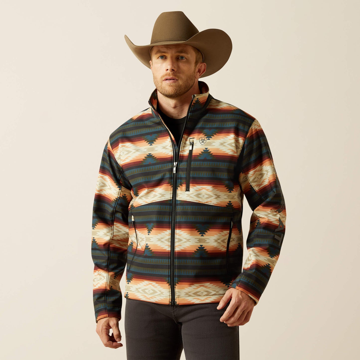 Ariat Men Logo Softshell Jacket