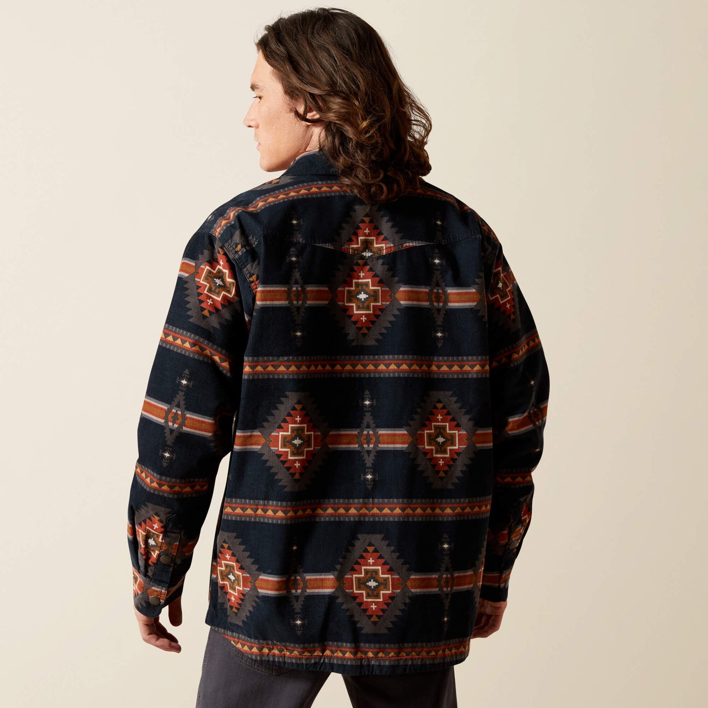 Ariat Men Hensley Corduroy Retro Shirt Jacket