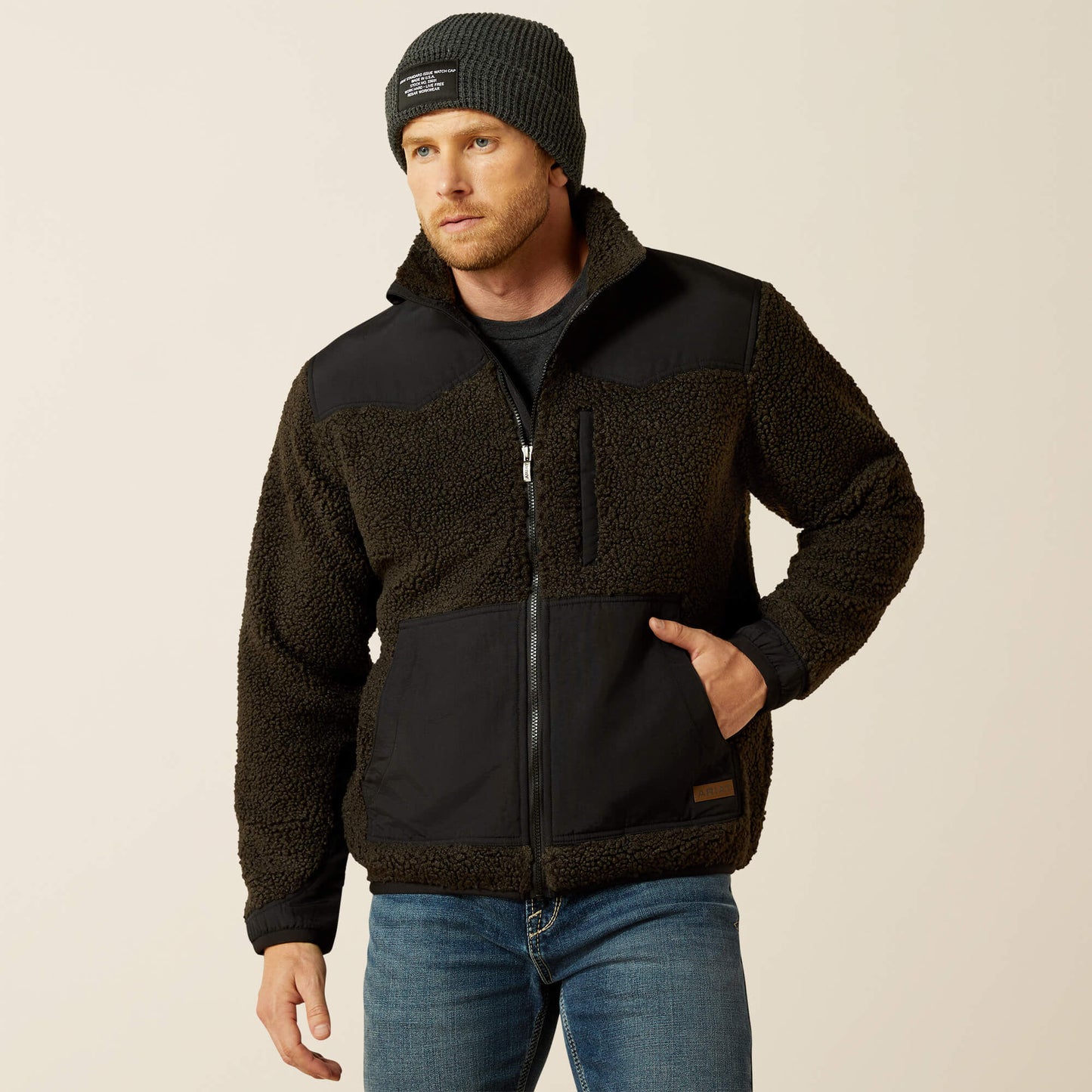 Ariat Men Western Sherpa Jacket