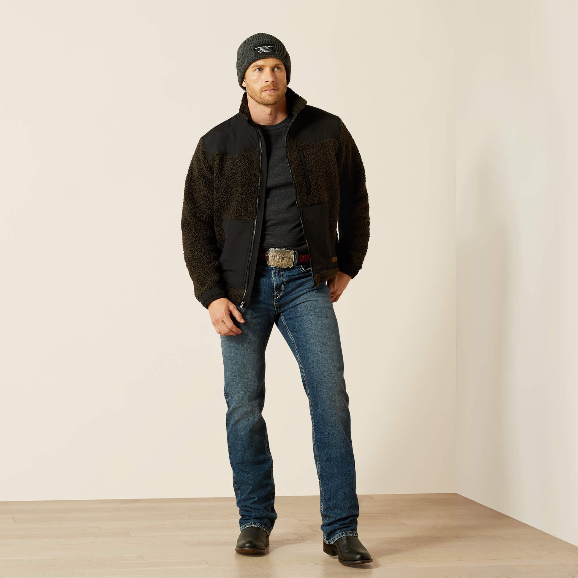 Ariat Men Western Sherpa Jacket