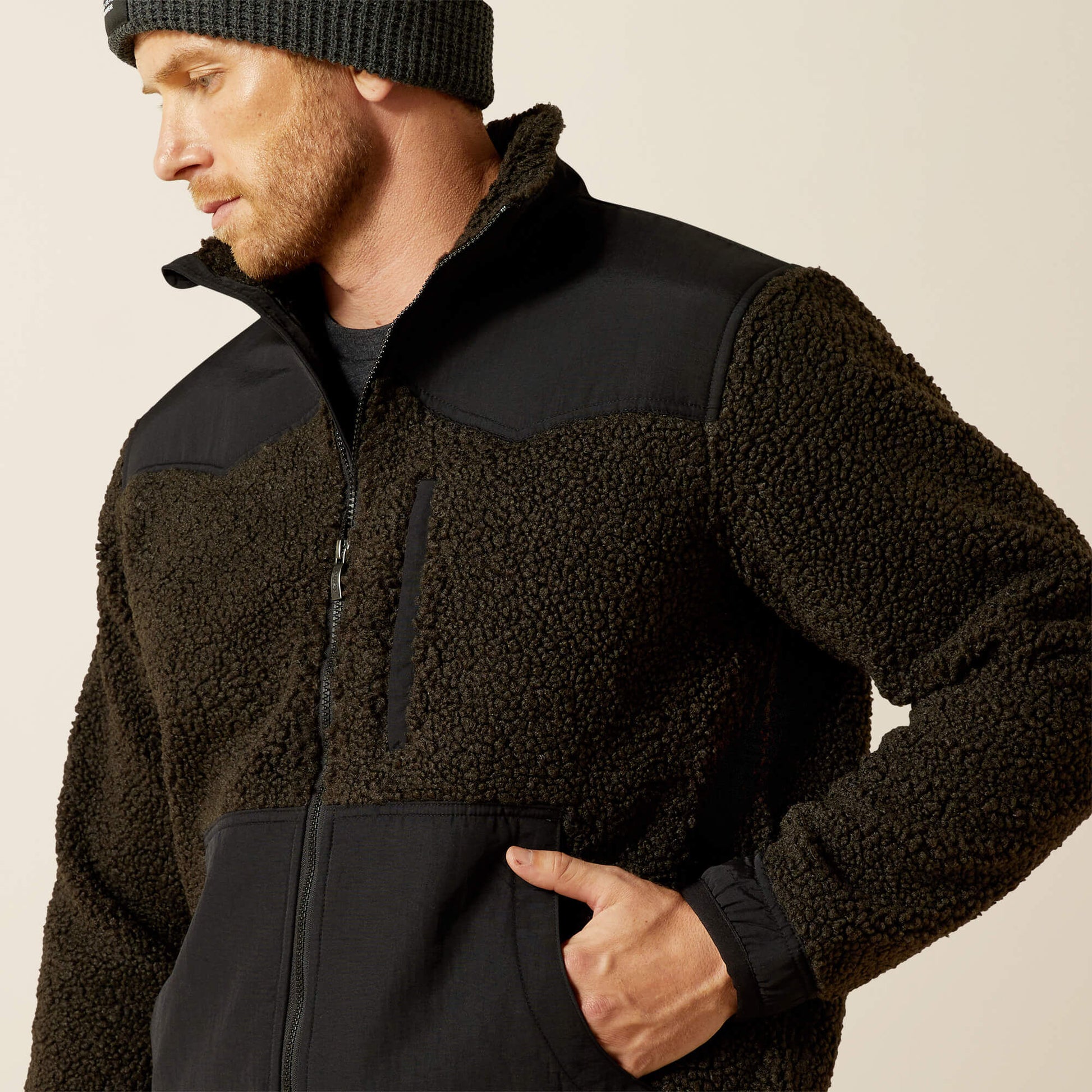 Ariat Men Western Sherpa Jacket