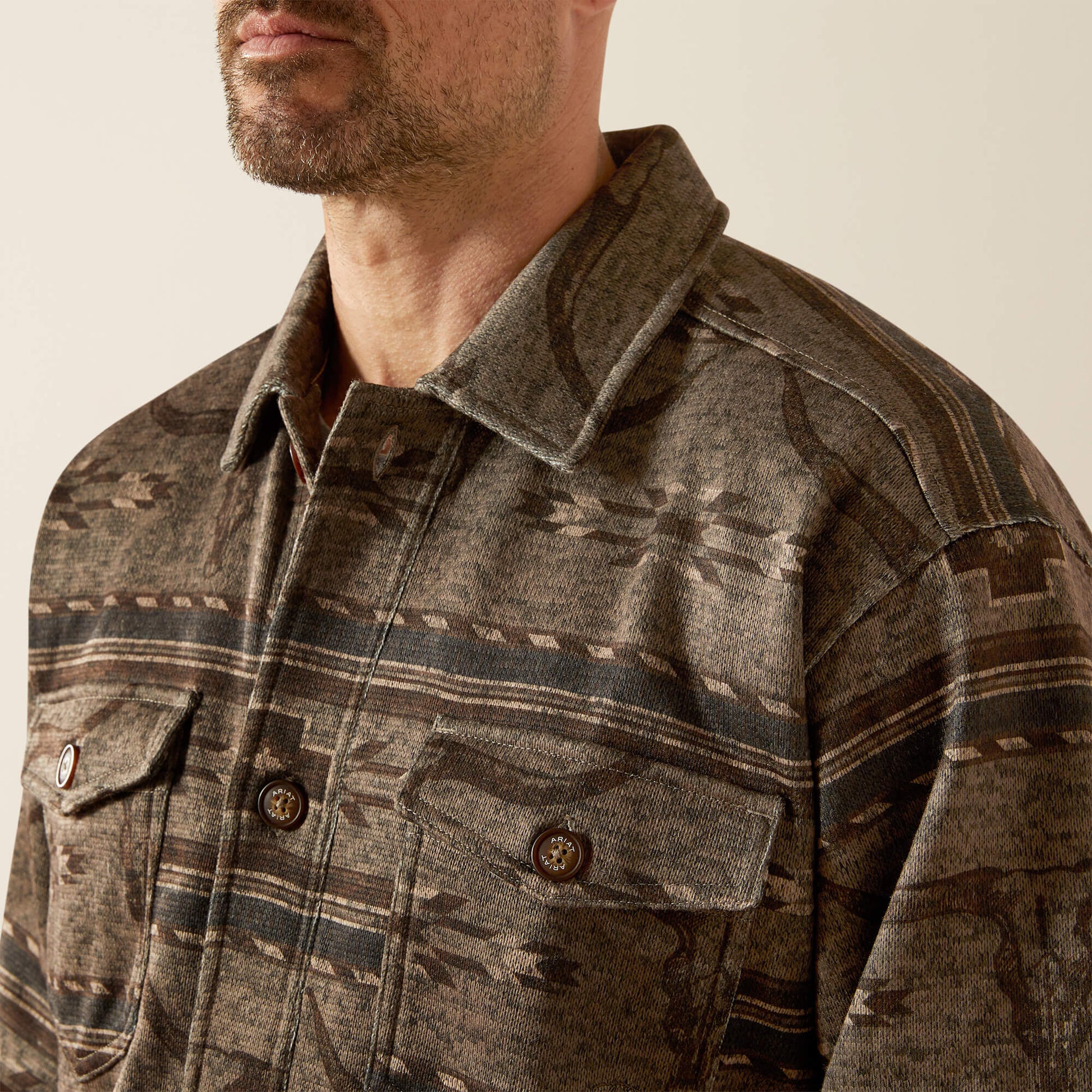Ariat Men Caldwell Printed Shirt Jacket
