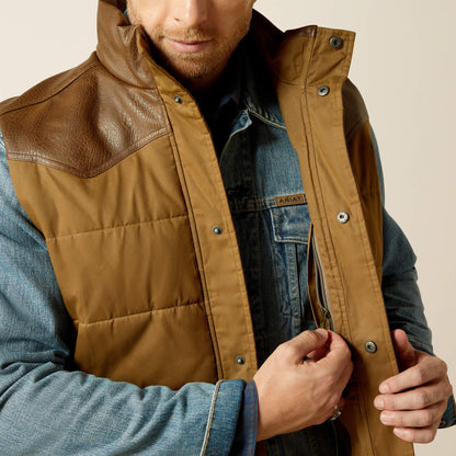 Ariat Men Western Quilted Vest