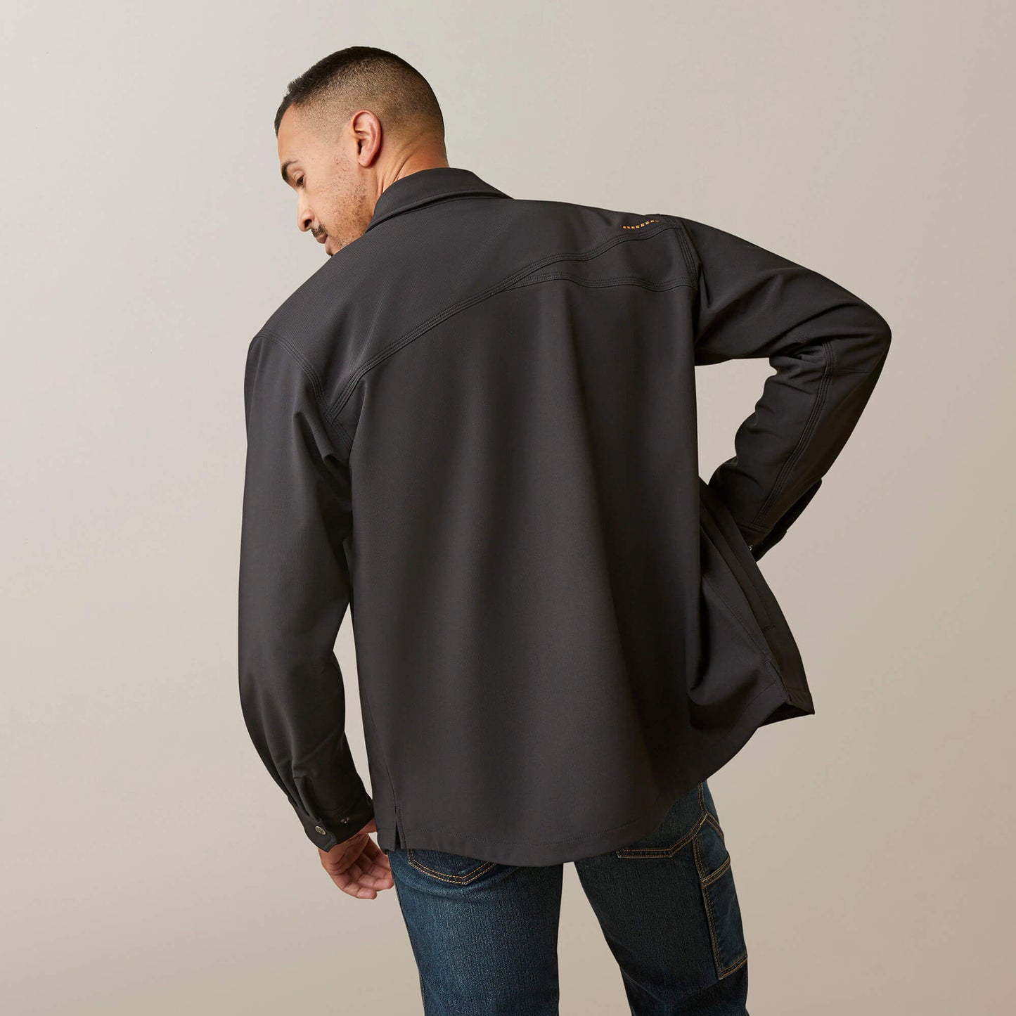 Ariat Men Rebar DuraStretch Utility Softshell Shirt Jacket