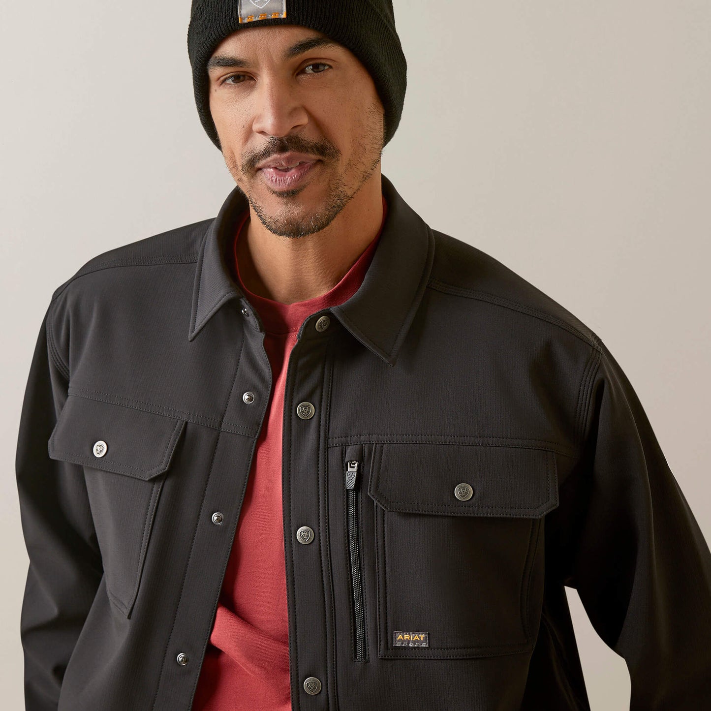 Ariat Men Rebar DuraStretch Utility Softshell Shirt Jacket