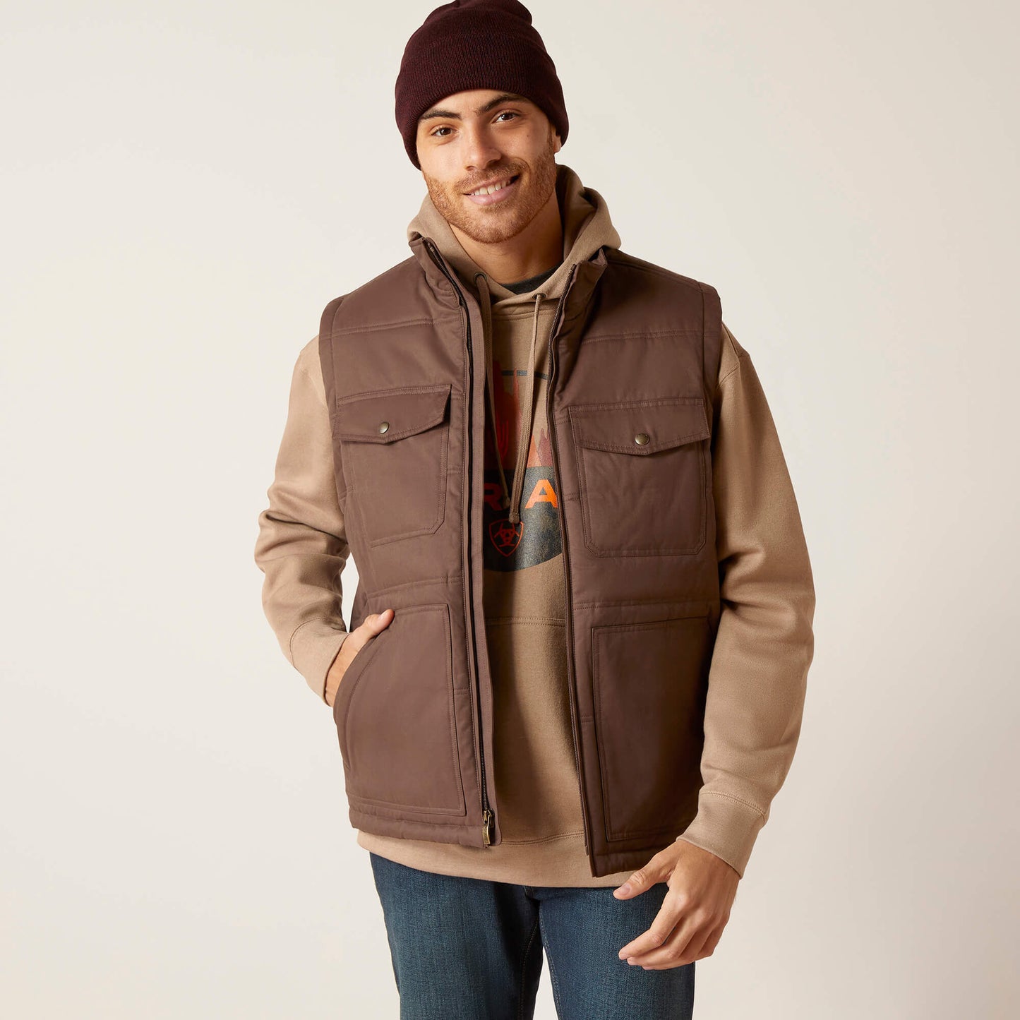 Ariat Men Grizzly 2.0 Canvas Conceal and Carry Vest