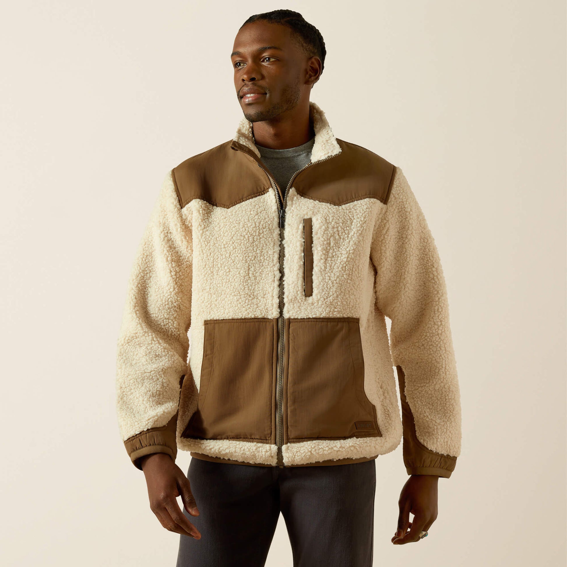 Ariat Men Western Sherpa Jacket