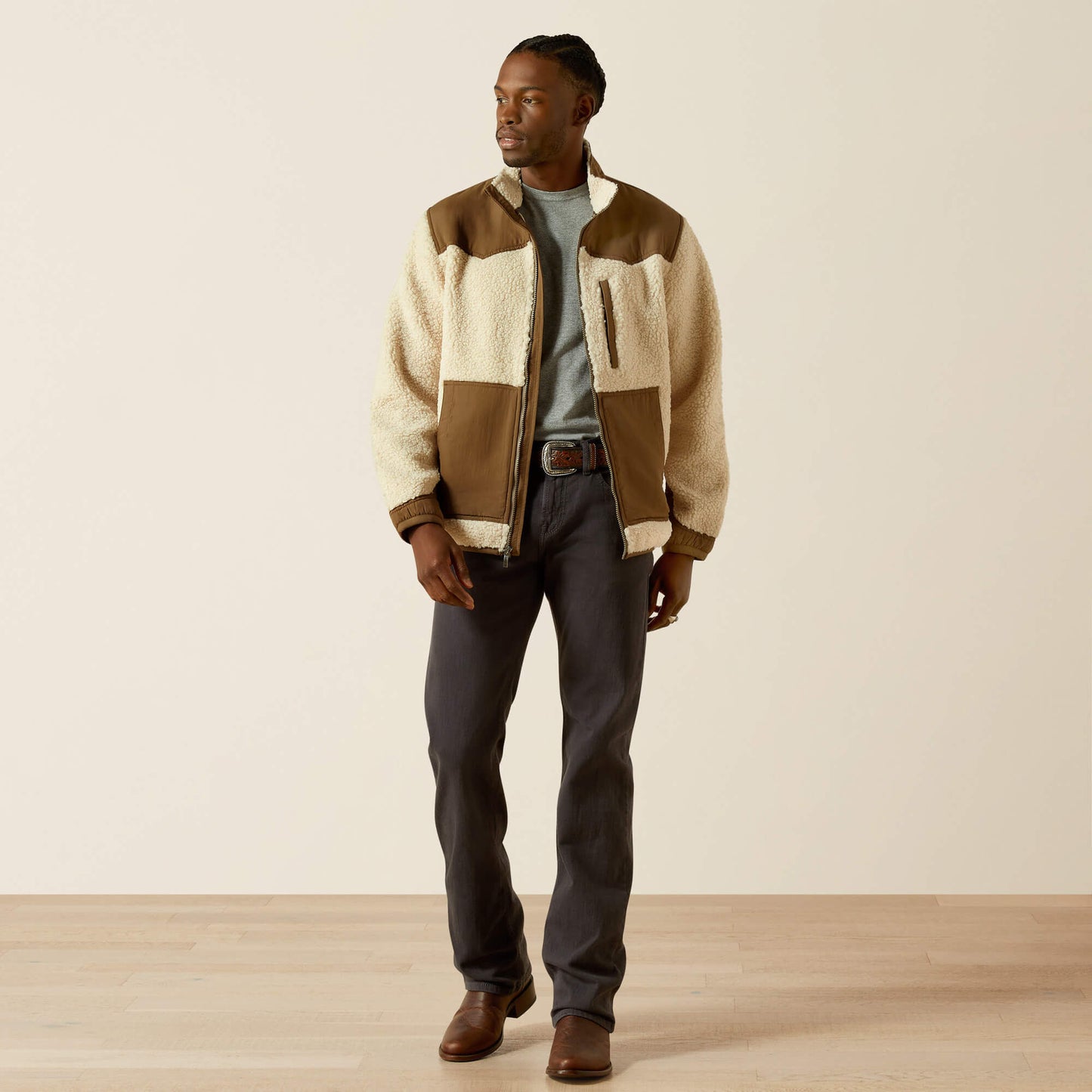 Ariat Men Western Sherpa Jacket