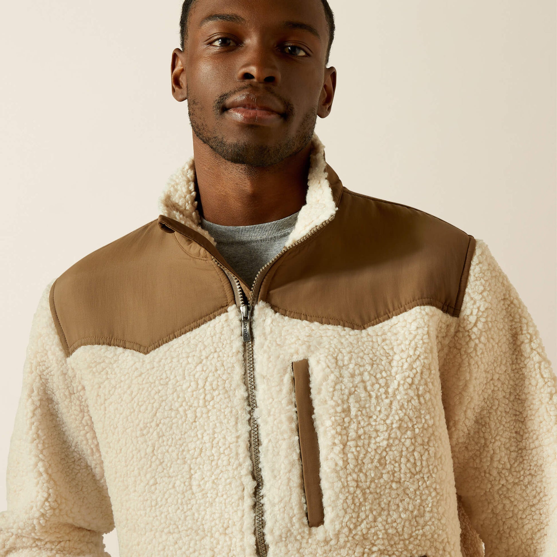 Ariat Men Western Sherpa Jacket